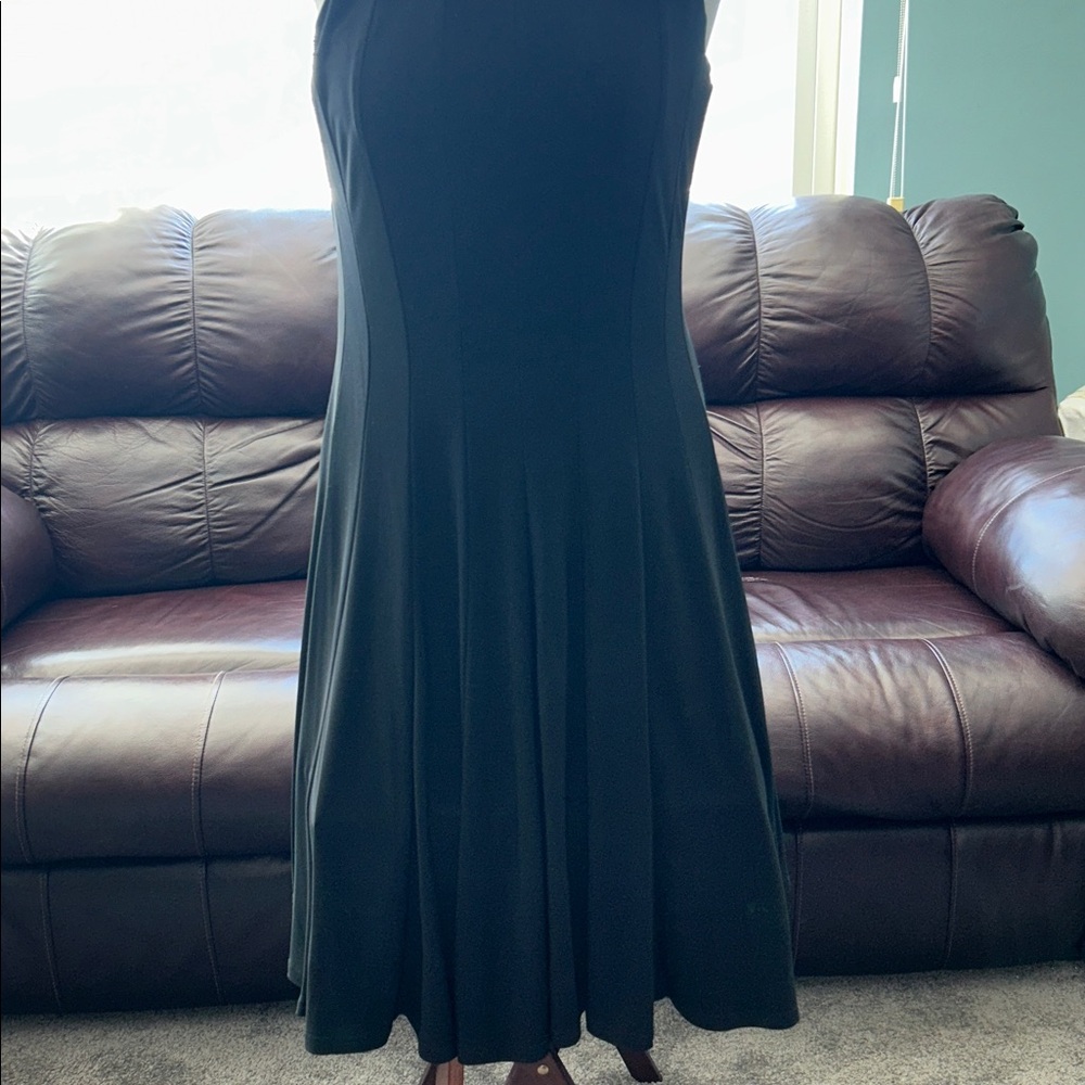 Jessica Howard Perfect Black Dress with Neckline with Pearls & Sequins Size 10 - Picture 10 of 14
